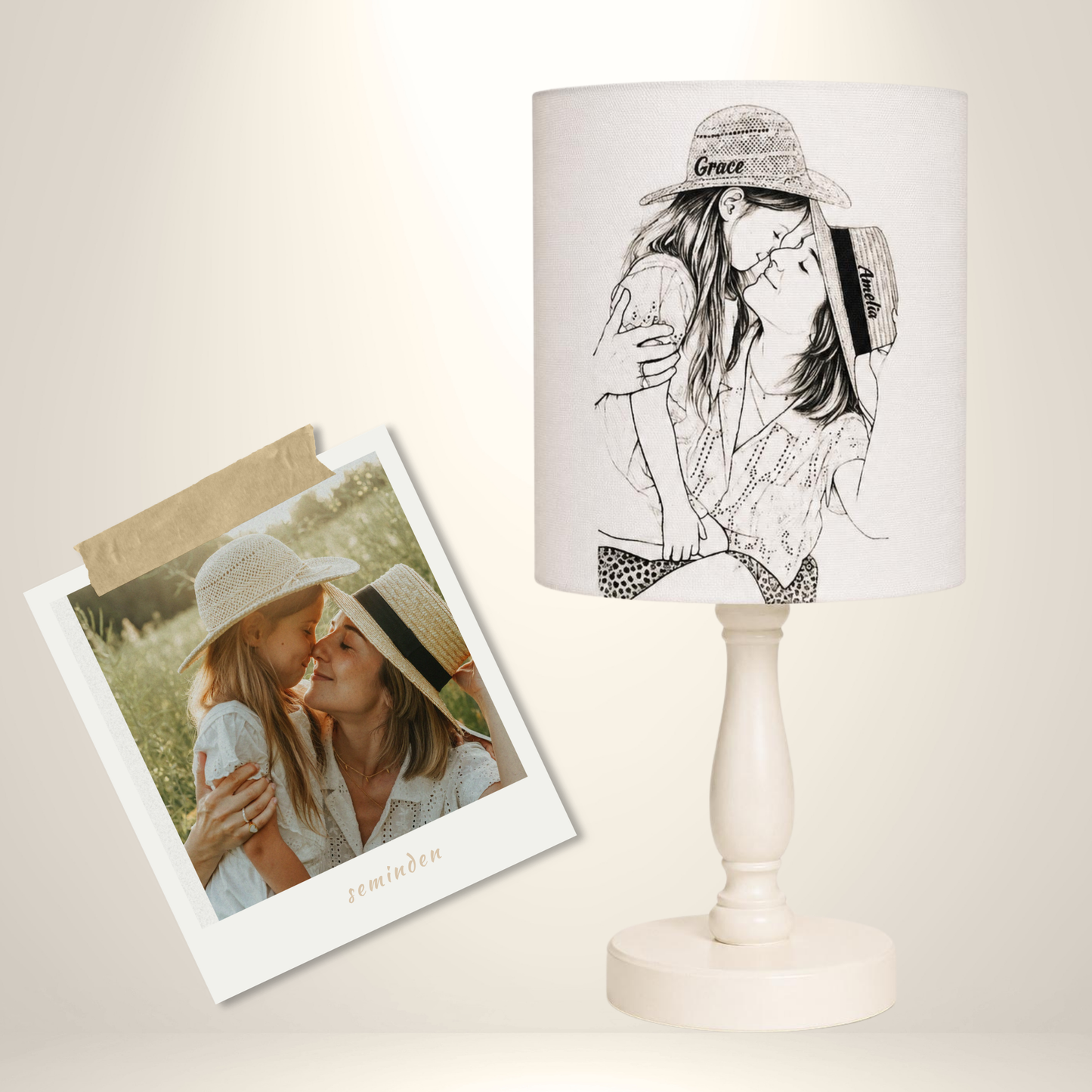 Family Portrait Lamp