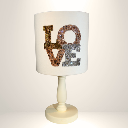 Love yazılı  Abajur Kiti