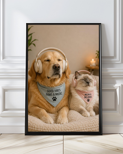 Kişiye Özel Konsept  Evcil Hayvan Portresi/ Pet Story Koleksiyonu