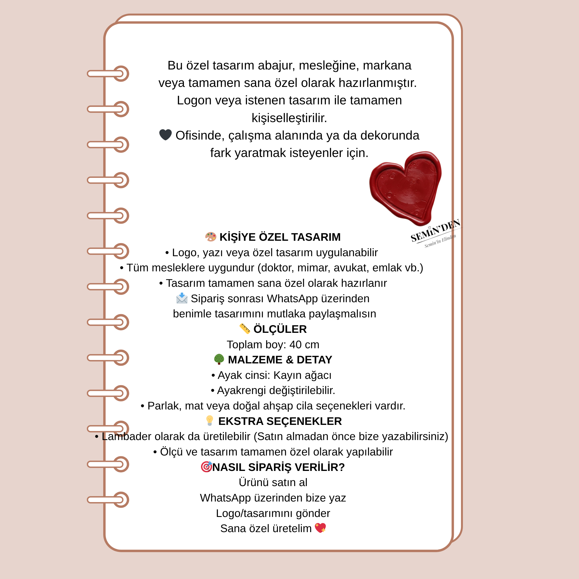 LogoLamp™ – Kişiye Özel Logolu Abajur
