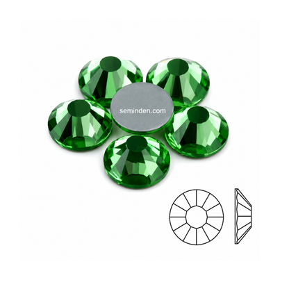 Peridot Rhinestone Cam Taş