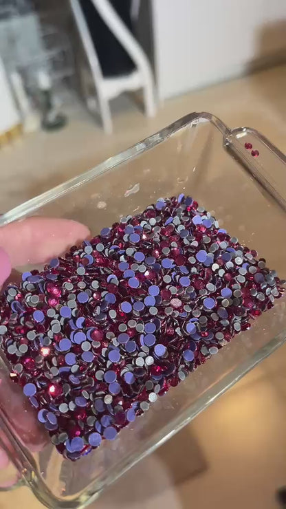 Rose Rhinestone Cam Taş
