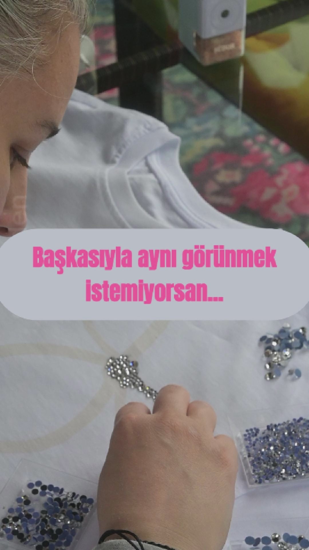 Videoyu yükle: Sadece bir tişört değil, kendi ellerinle tamamladığın küçük bir hikâye.