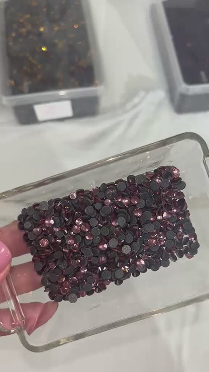 Lt Ametiyst Rhinestone Cam Taş