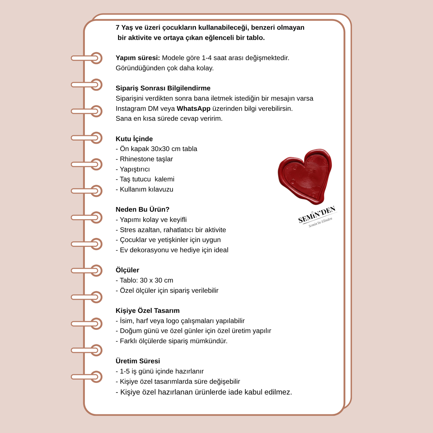 Kaplumbağa Taşlı Tablo Kit
