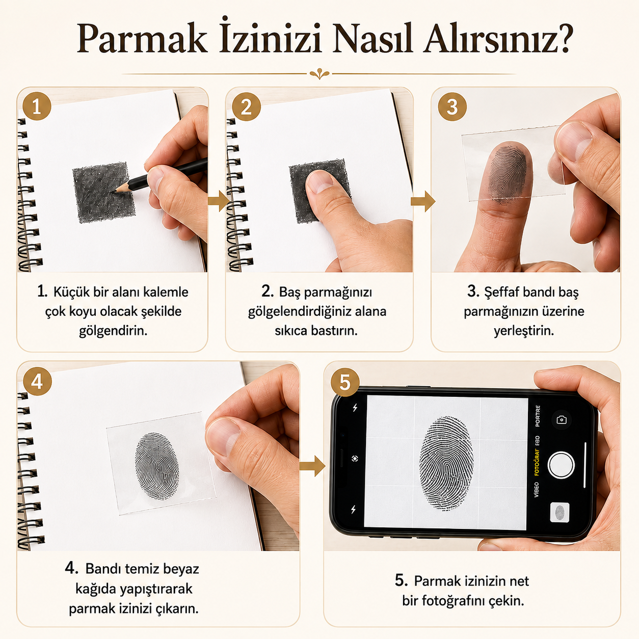 Kişiye Özel Parmak İzi Tablo