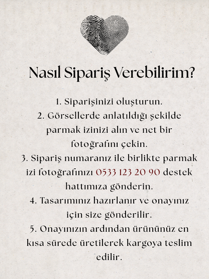 Kişiye Özel Parmak İzi Tablo